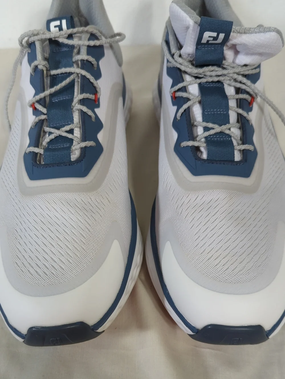 FootJoy Men's White and Blue Golf Ortholite Impressions Size 15M